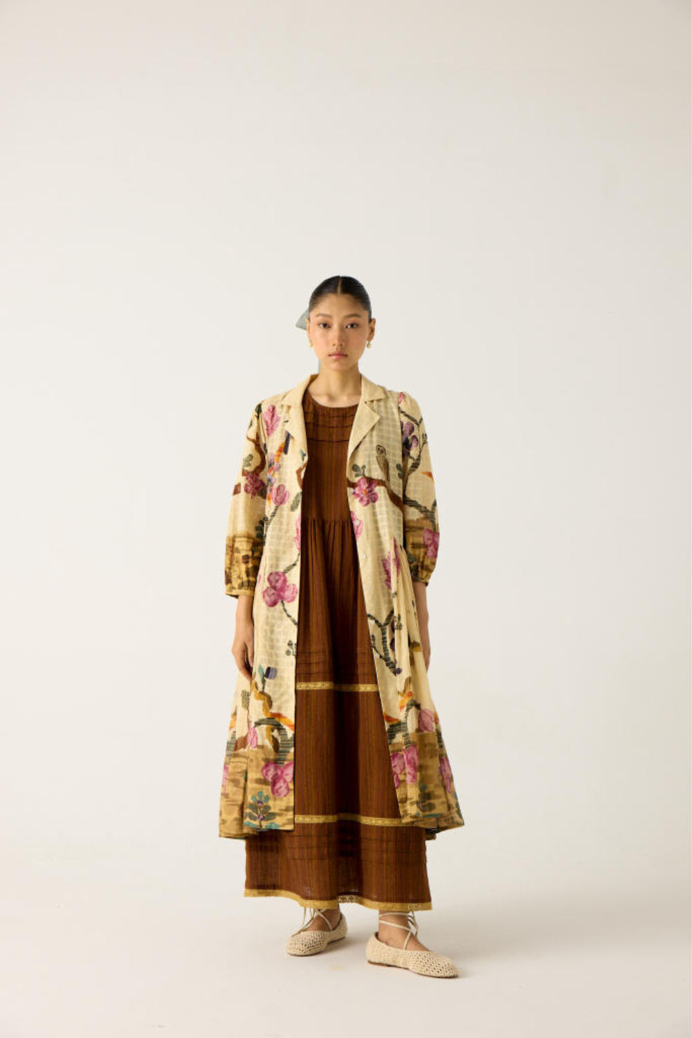 Buy CLASSIC BUTTON DOWN DRESS -SAFARI from C&W