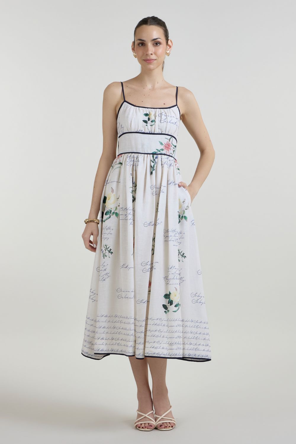 midi dress for women a line Hana Midi A-Line Dress main image 1