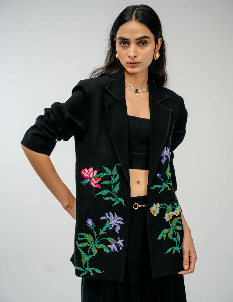 Still Loved Jacket japanese crepe jacket/overlay by Ode to Odd in black for women Worldwide