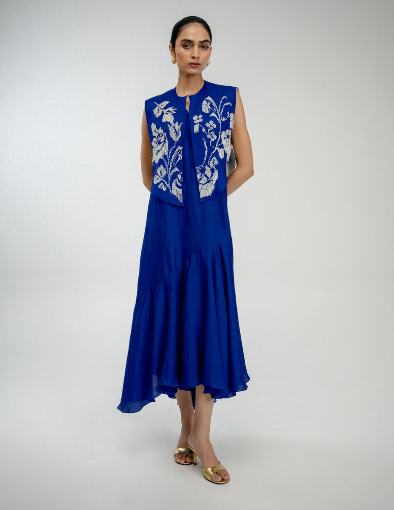 Dear One Set mulberry silk dress by Ode to Odd in blue for women Worldwide