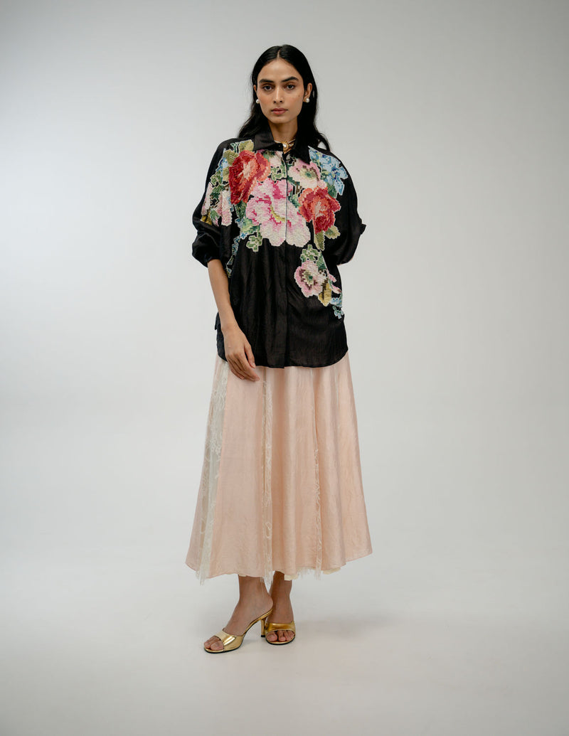 Keepsake Shirt mulberry silk top/shirt by Ode to Odd in black for women Worldwide