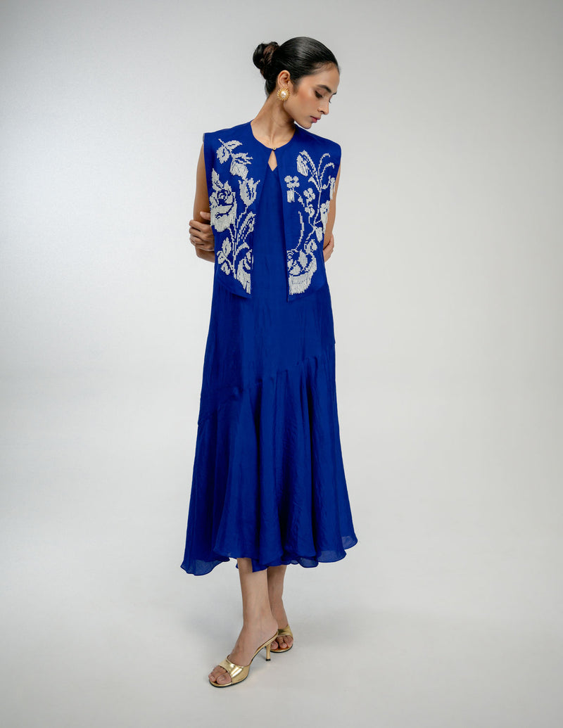 Dear One Set mulberry silk dress by Ode to Odd in blue for women Worldwide