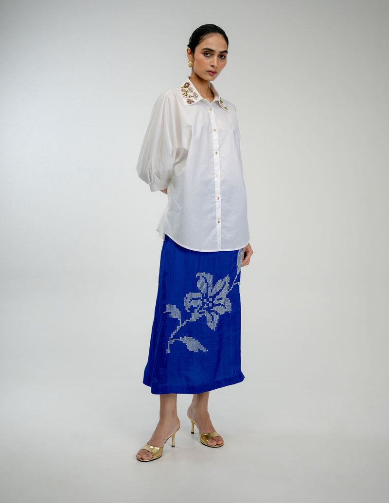 Little Things Shirt poplin top/shirt by Ode to Odd in off white for women Worldwide
