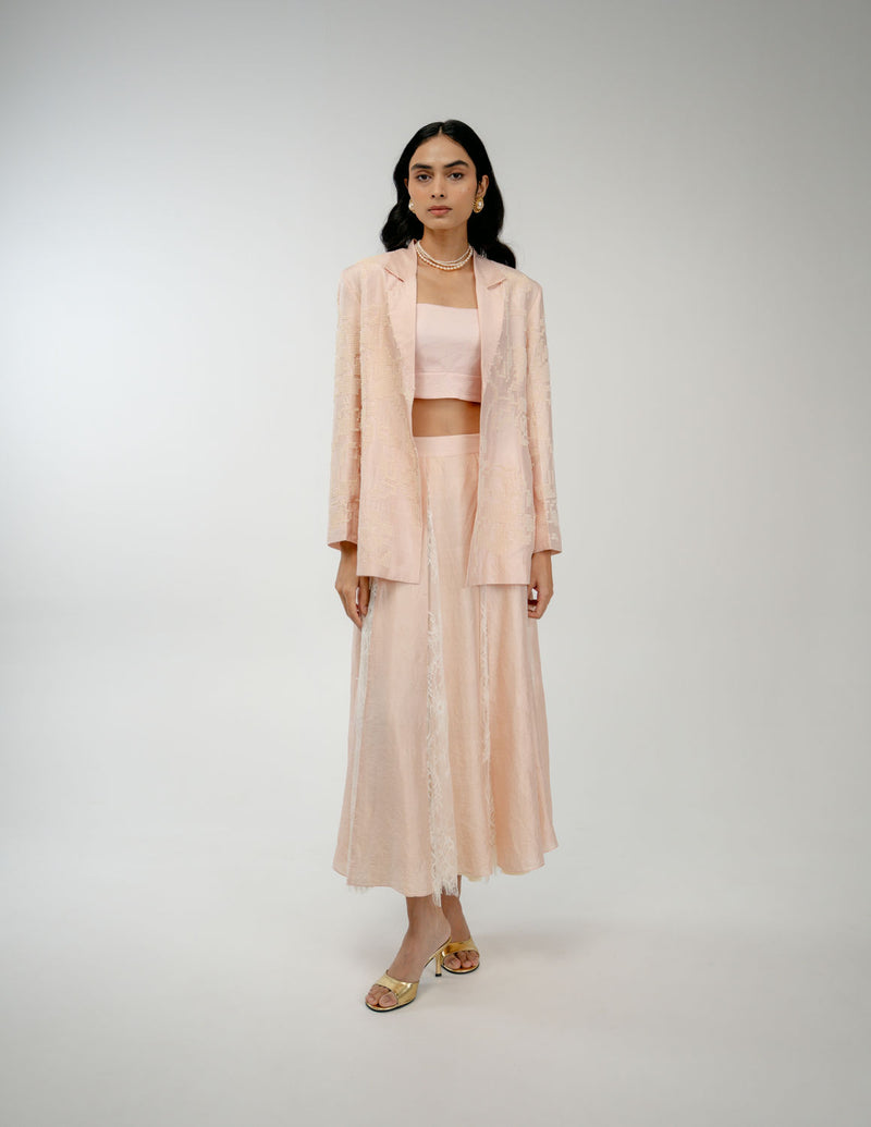 Still Here Jacket mulberry silk jacket/overlay by Ode to Odd in pink for women Worldwide