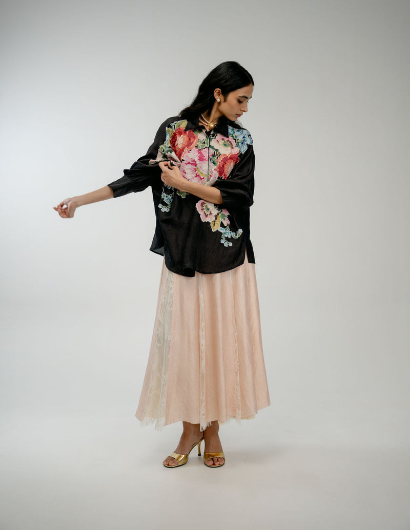 Keepsake Shirt mulberry silk top/shirt by Ode to Odd in black for women Worldwide