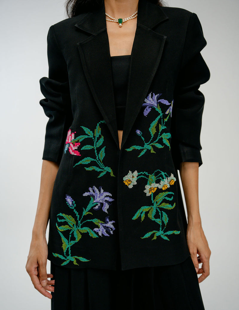 Still Loved Jacket japanese crepe jacket/overlay by Ode to Odd in black for women Worldwide
