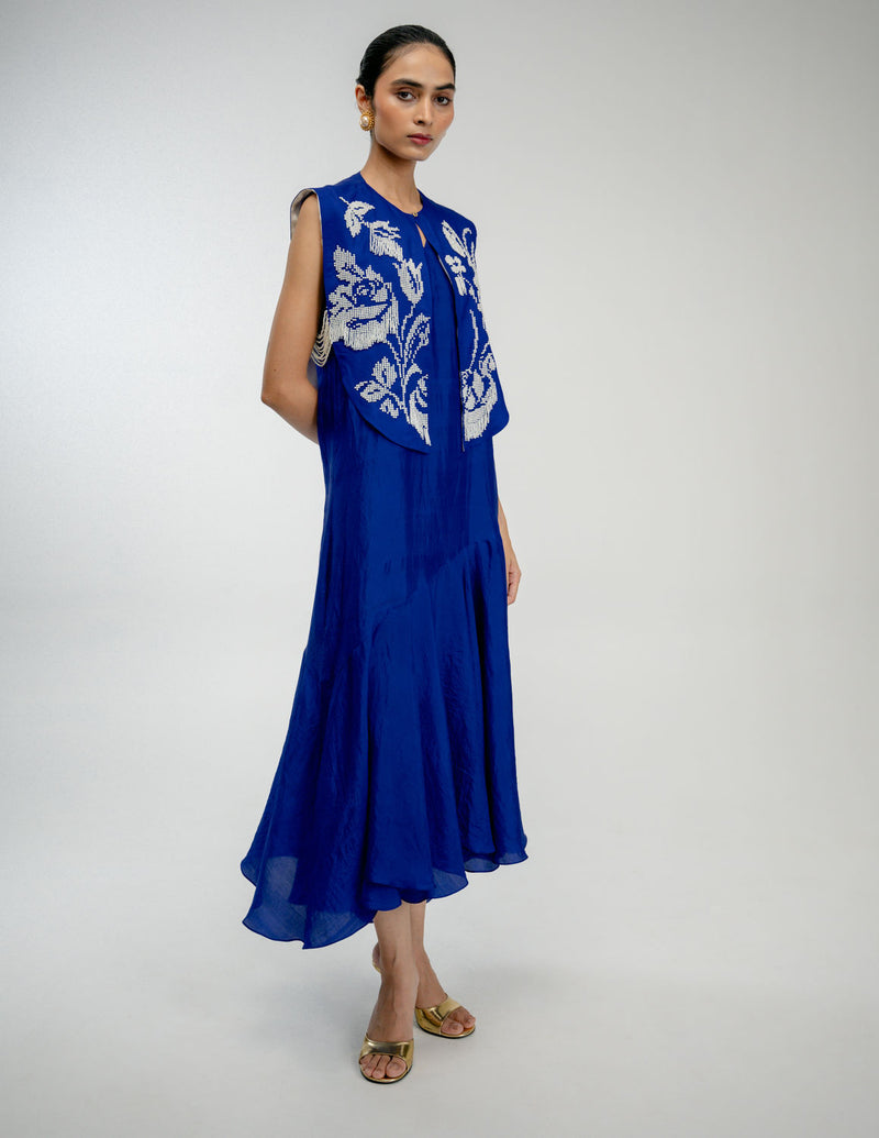 Dear One Set mulberry silk dress by Ode to Odd in blue for women Worldwide