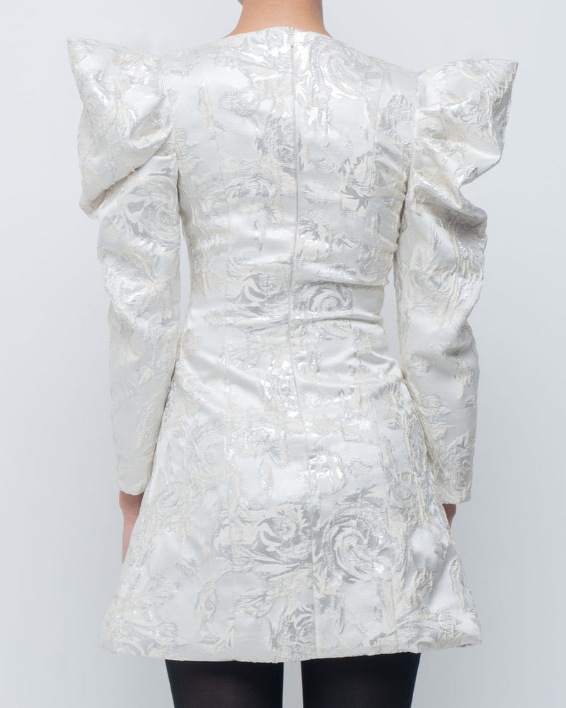 Layla Dress viscose by Leh Studios in ivory for women Worldwide