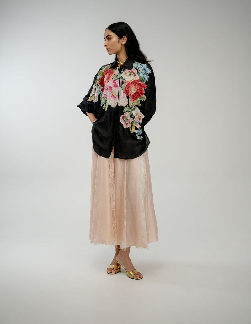 Keepsake Shirt mulberry silk top/shirt by Ode to Odd in black for women Worldwide