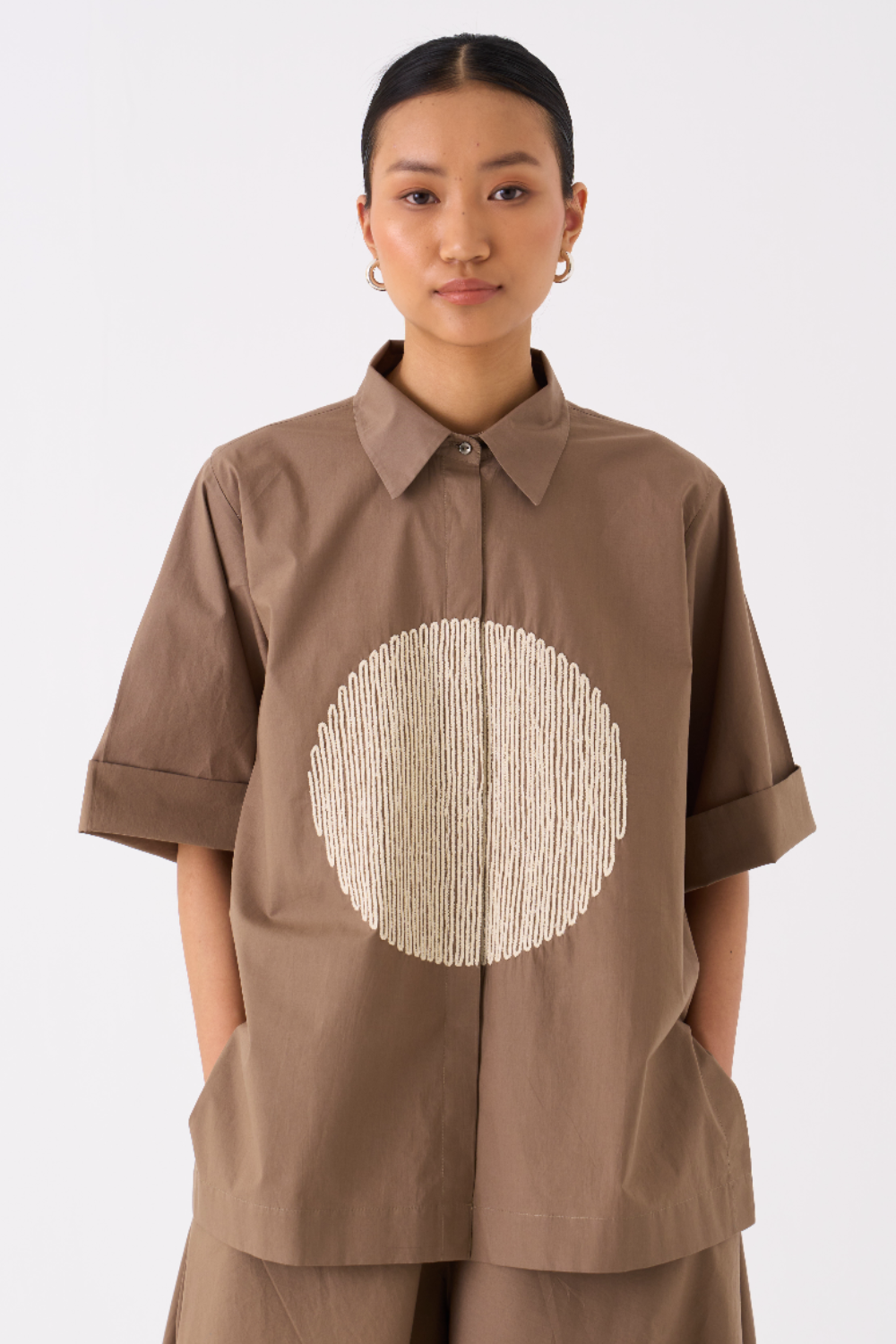 CIRCLE SHIRT-CEDAR