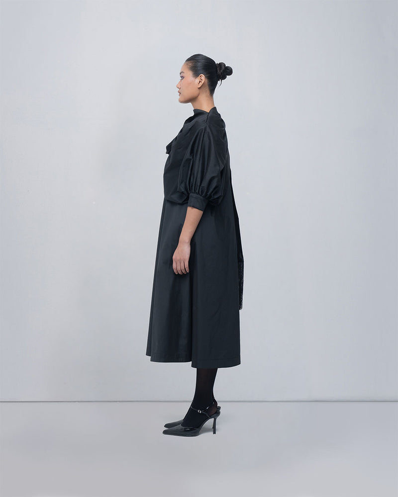 Estelle Dress viscose by Leh Studios in black for women Worldwide