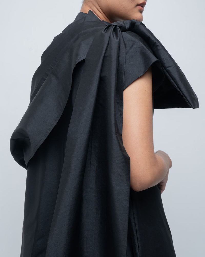 Estelle Dress viscose by Leh Studios in black for women Worldwide