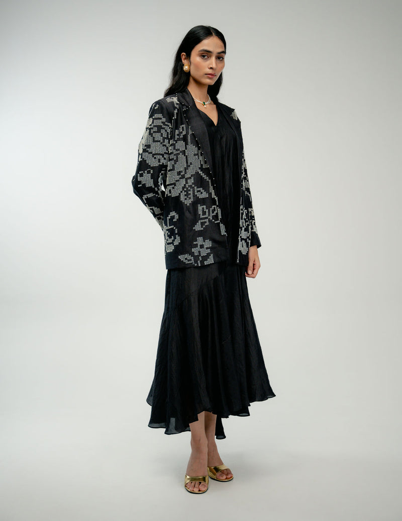 The Promise Jacket mulberry silk jacket/overlay by Ode to Odd in black for women Worldwide
