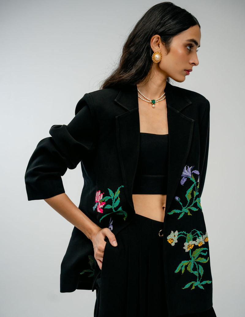 Still Loved Jacket japanese crepe jacket/overlay by Ode to Odd in black for women Worldwide