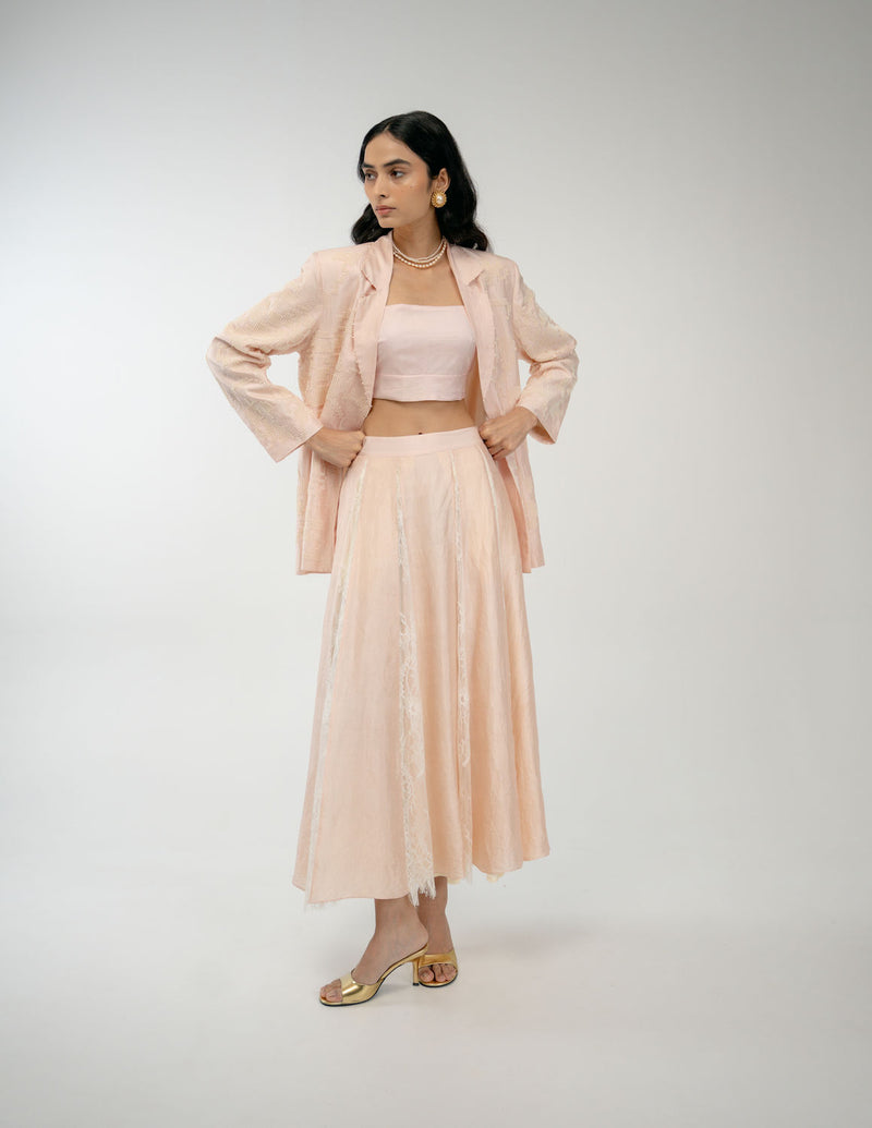 Still Here Jacket mulberry silk jacket/overlay by Ode to Odd in pink for women Worldwide