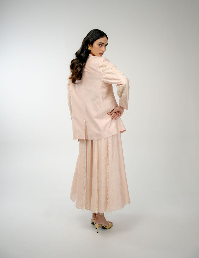 Still Here Set mulberry silk co-ord set by Ode to Odd in pink for women Worldwide
