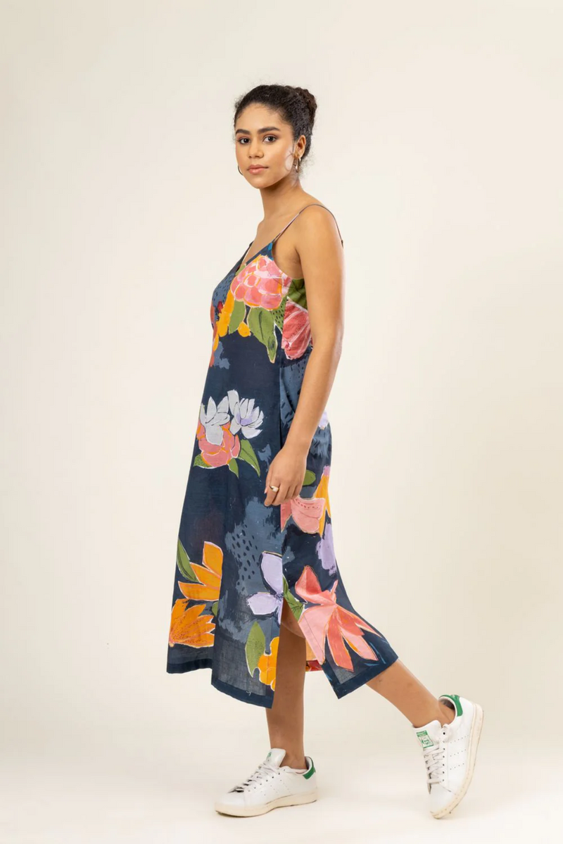CLAIRE SLIP DRESS mul by Doodlage in multi color for women Worldwide