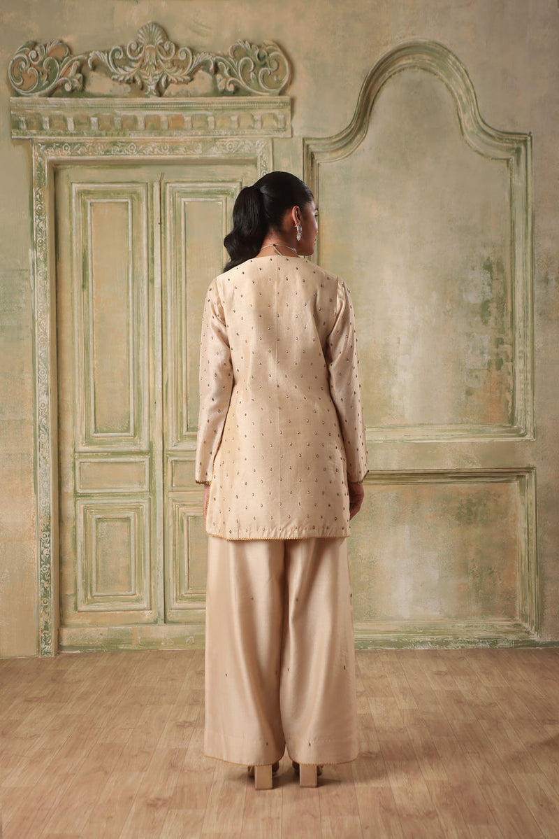 Zar-Rang Ivory Buti Kurta Set