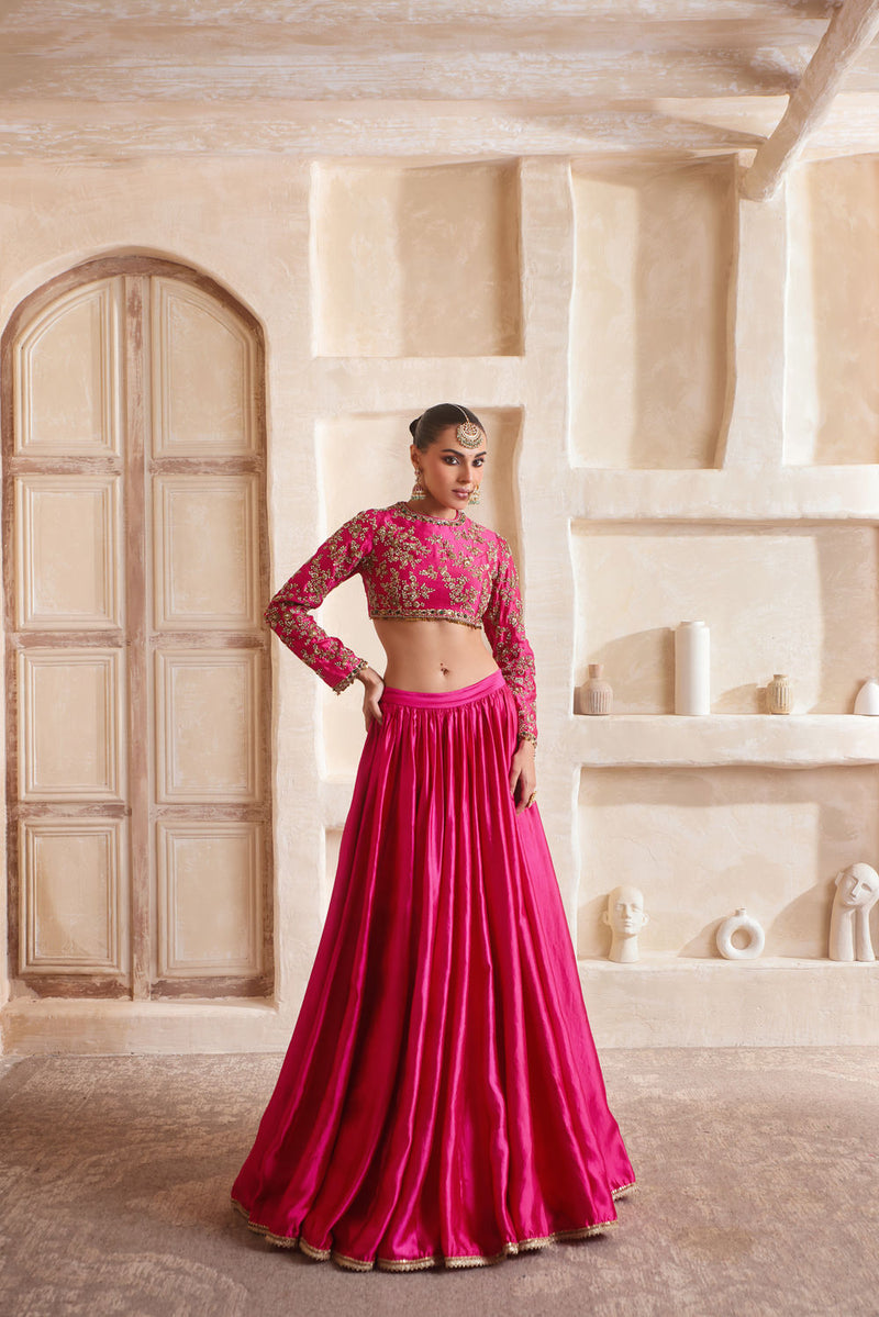 Zar-Rang Pink Lehenga Set
