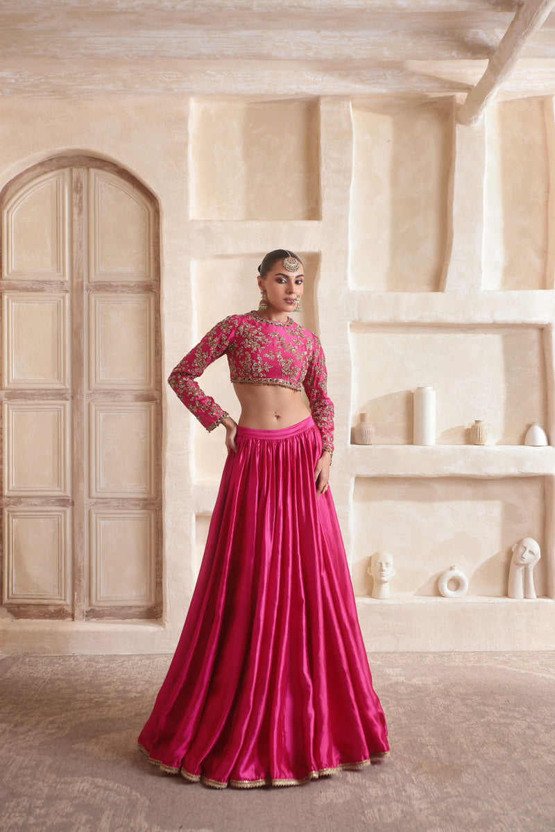 Zar-Rang Pink Lehenga Set