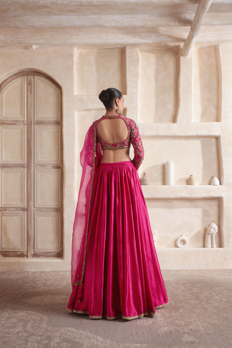 Zar-Rang Pink Lehenga Set