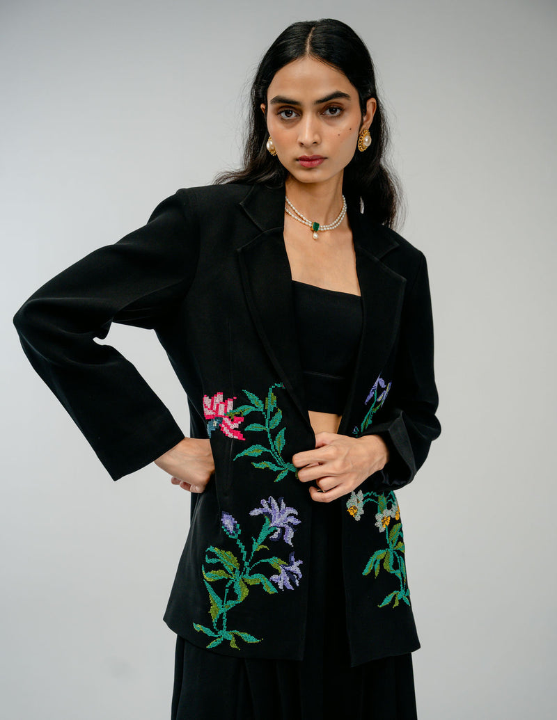 Still Loved Jacket japanese crepe jacket/overlay by Ode to Odd in black for women Worldwide