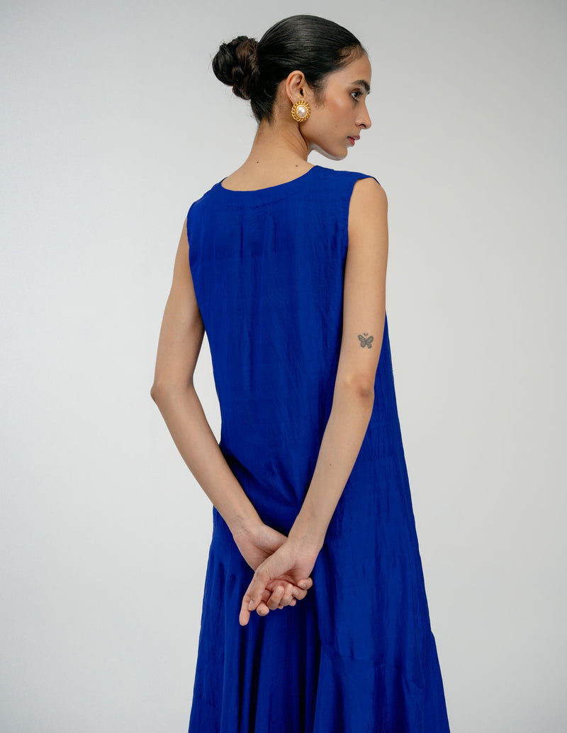 Dear Diary Dress mulberry silk dress by Ode to Odd in blue for women Worldwide