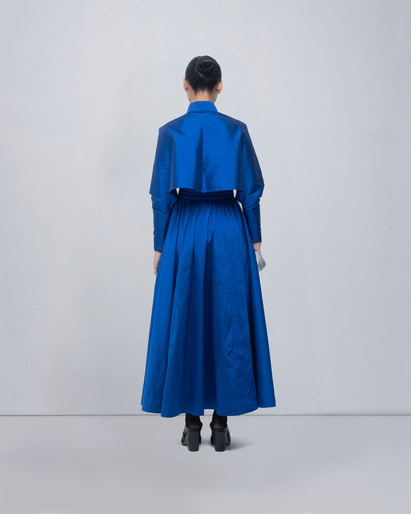 Ninon Dress viscose by Leh Studios in blue for women Worldwide