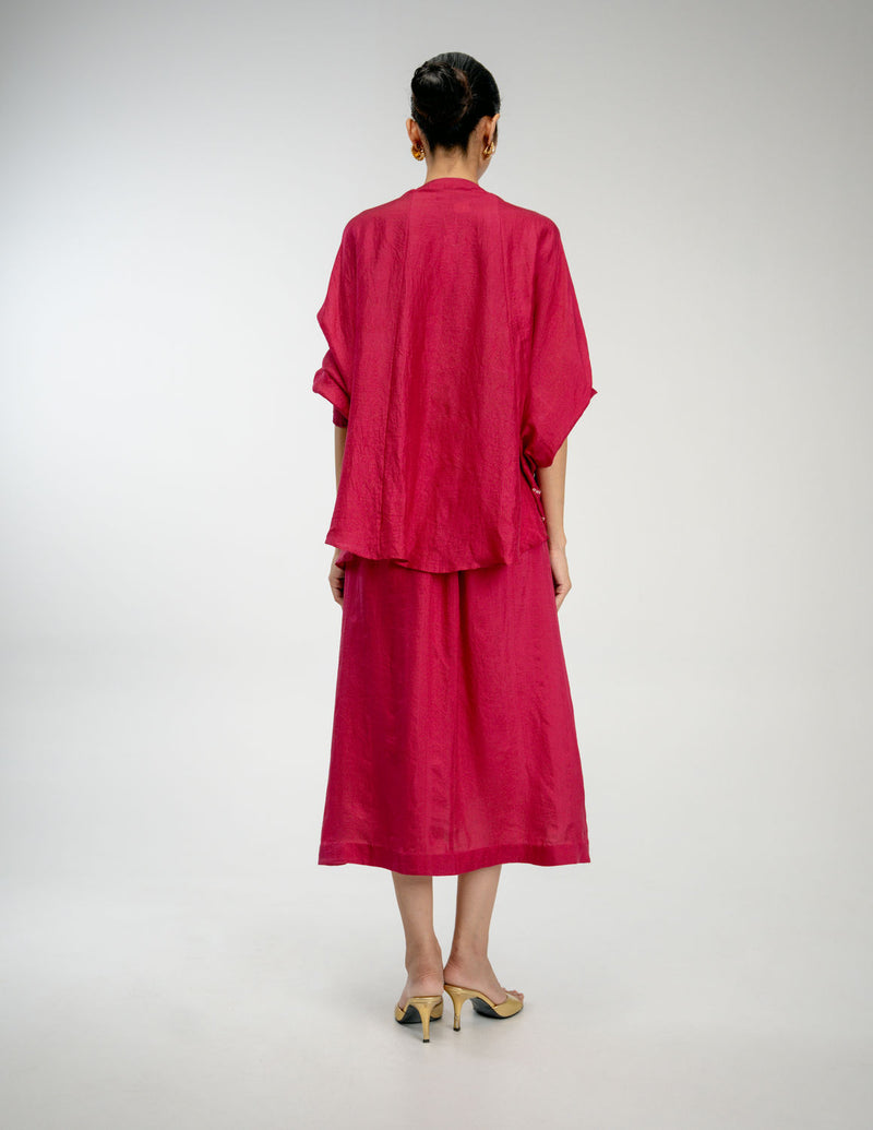 Sunday Window Shirt mulberry silk top/shirt by Ode to Odd in pink for women Worldwide