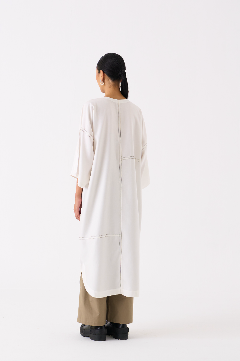 PATCH POCKET TUNIC-IVORY