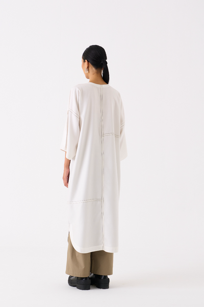 PATCH POCKET TUNIC-IVORY