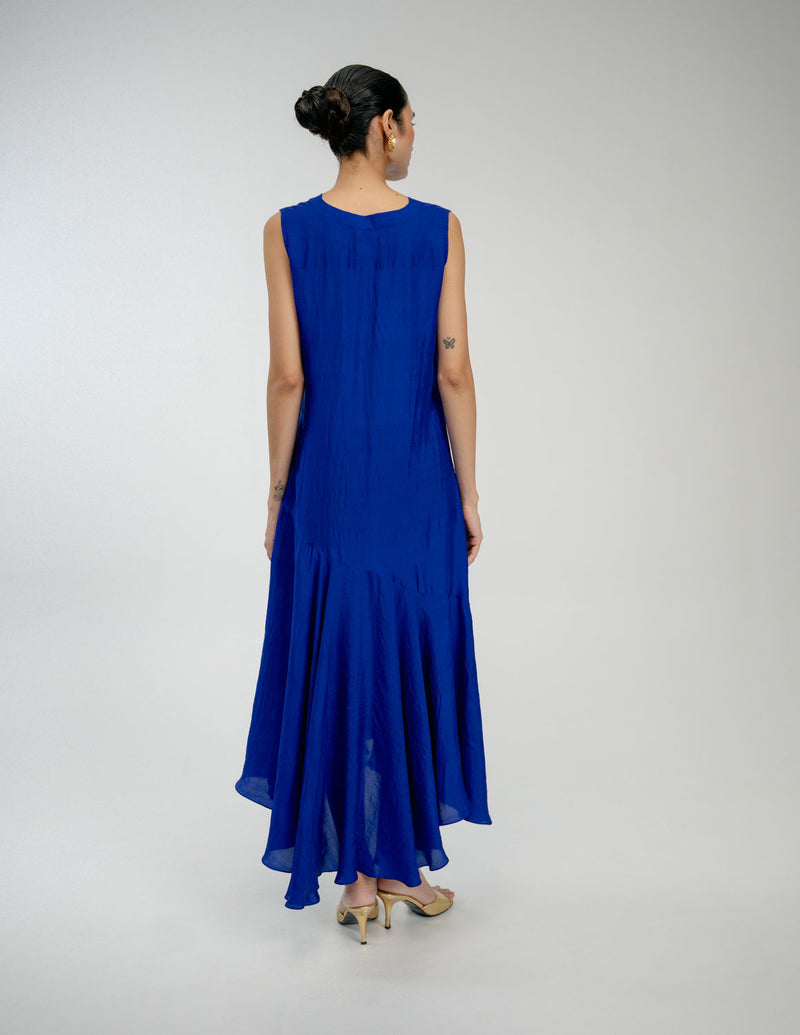 Thread Story Set mulberry silk dress by Ode to Odd in blue for women Worldwide