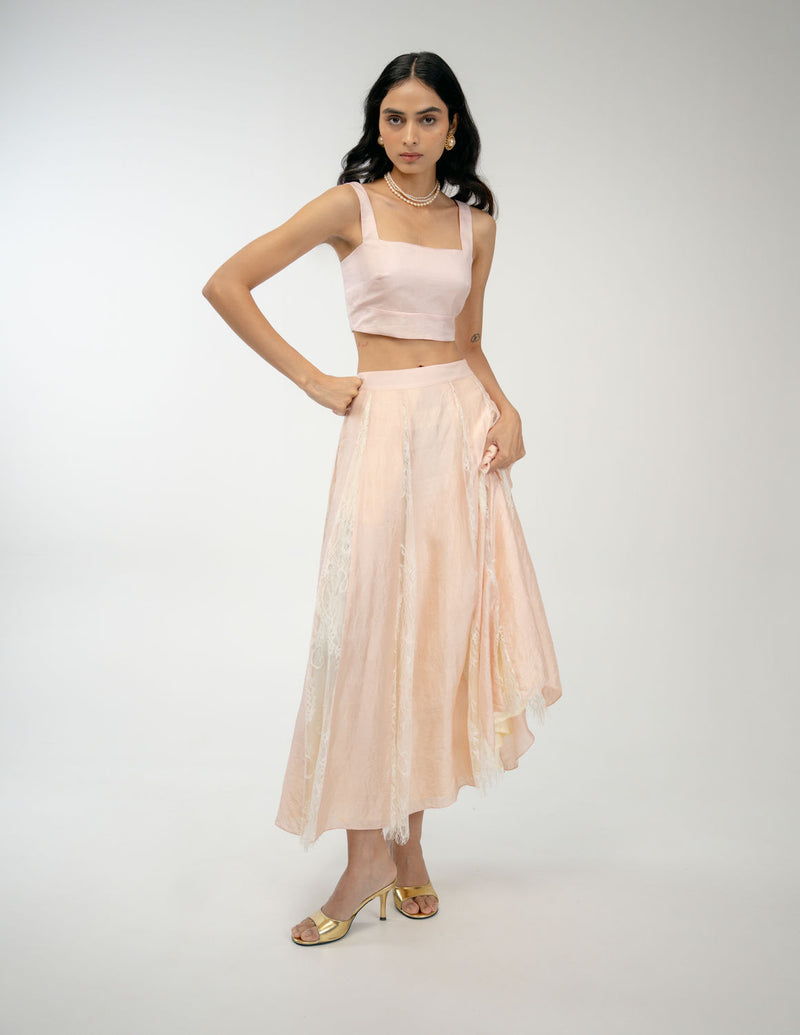 Still Here Set mulberry silk co-ord set by Ode to Odd in pink for women Worldwide