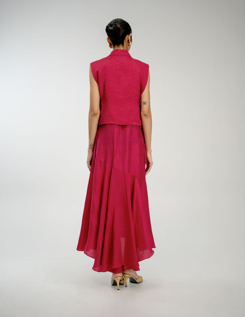 Found Again Set mulberry silk dress by Ode to Odd in pink for women Worldwide