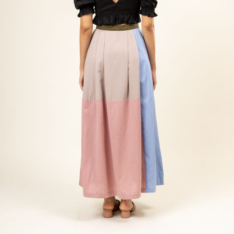 Irene Panelled Skirt mul by Doodlage in multi color for women Worldwide