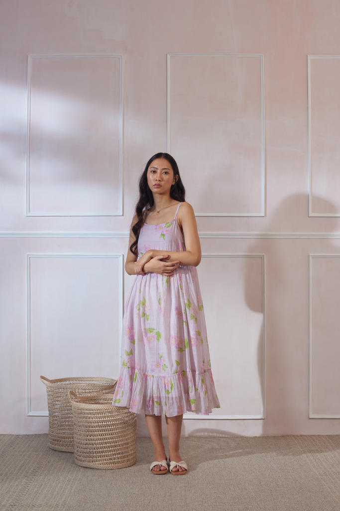 A Day On The Beach Midi Jarul silk by Nadiya Paar for women Worldwide