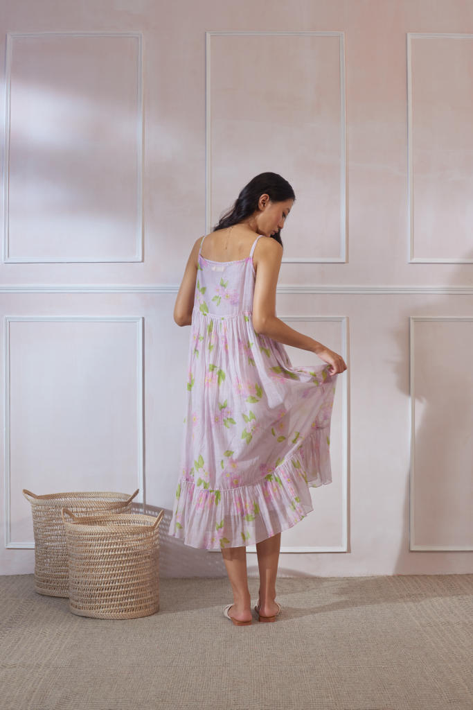 A Day On The Beach Midi Jarul silk by Nadiya Paar for women Worldwide