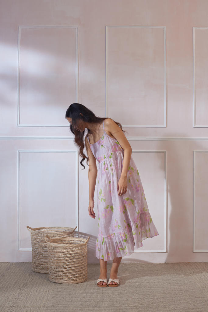 A Day On The Beach Midi Jarul silk by Nadiya Paar for women Worldwide