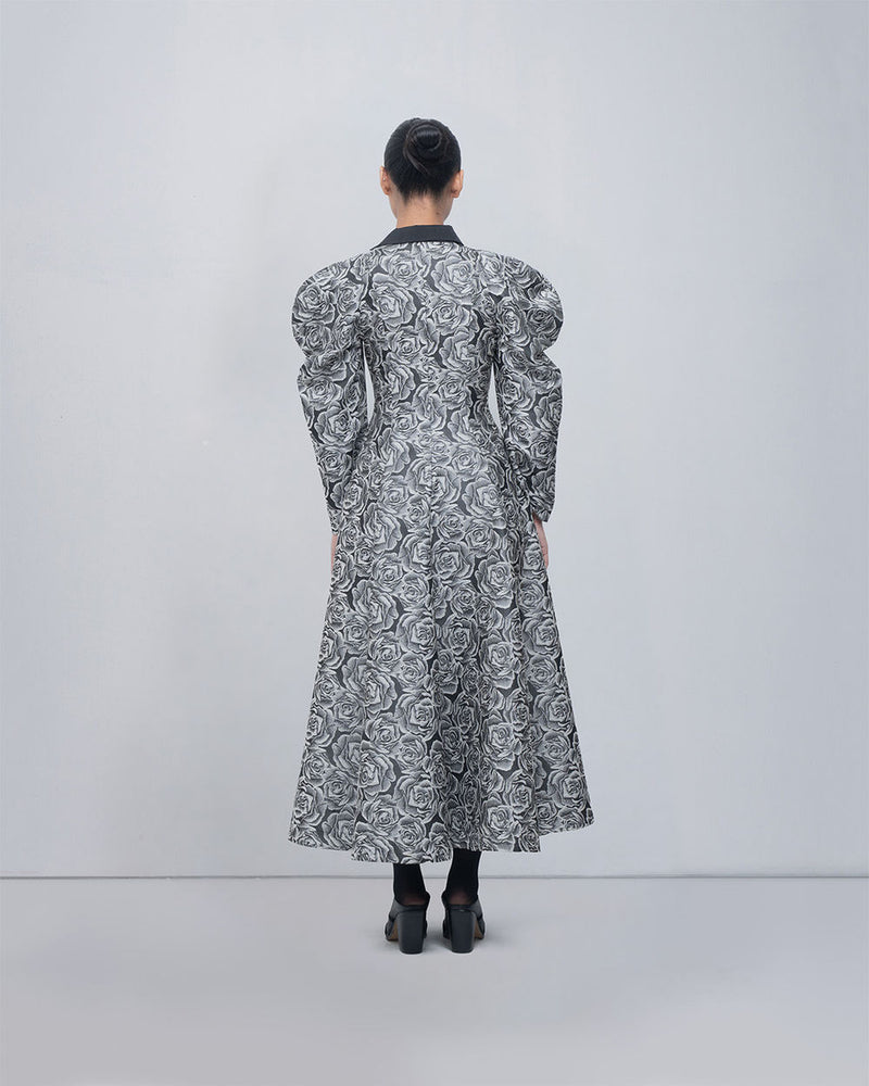 Kavy Dress viscose by Leh Studios in black, grey for women Worldwide