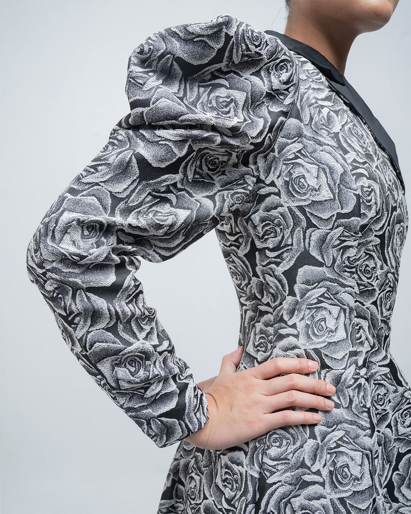 Kavy Dress viscose by Leh Studios in black, grey for women Worldwide