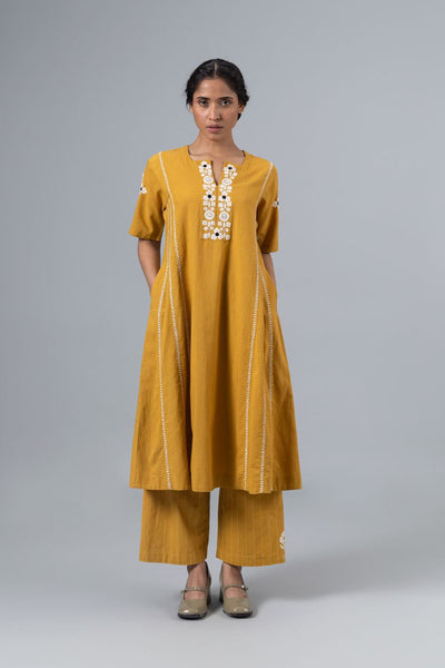 Laki Kurta-Mustard