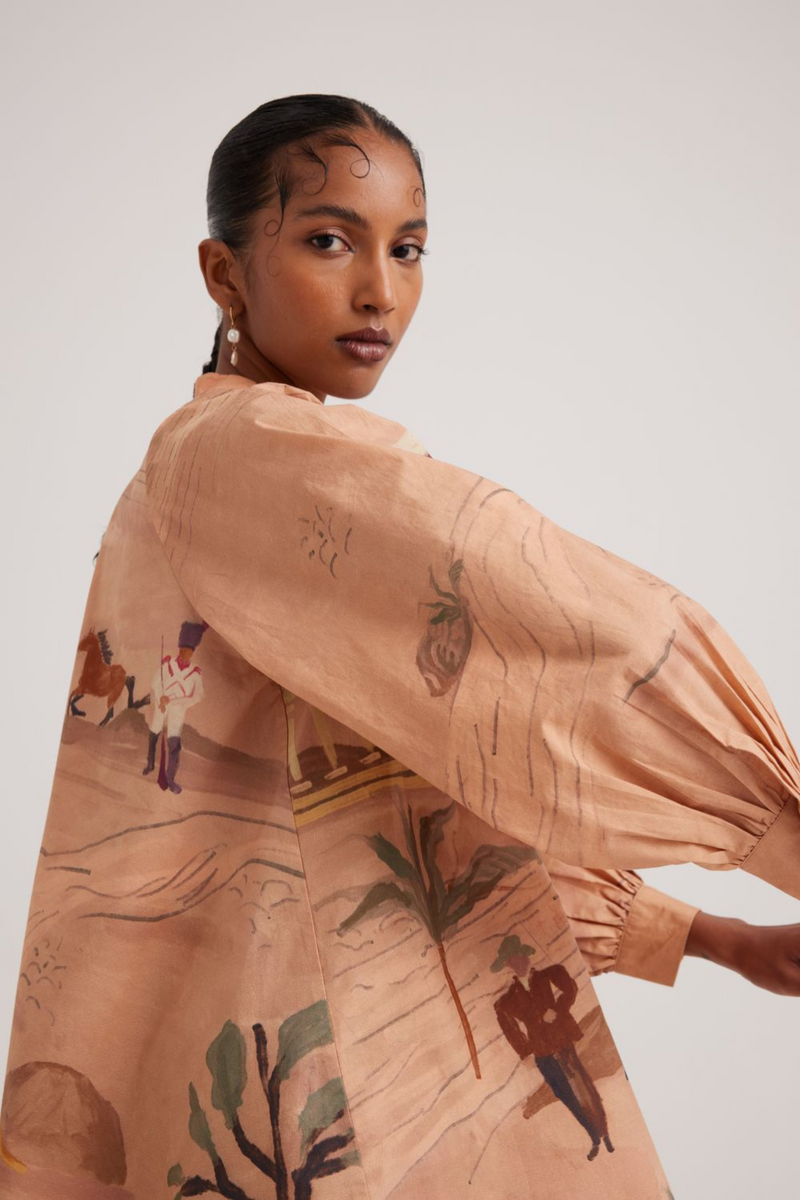 A-line Shirt-Derby satin by CORD for women Worldwide