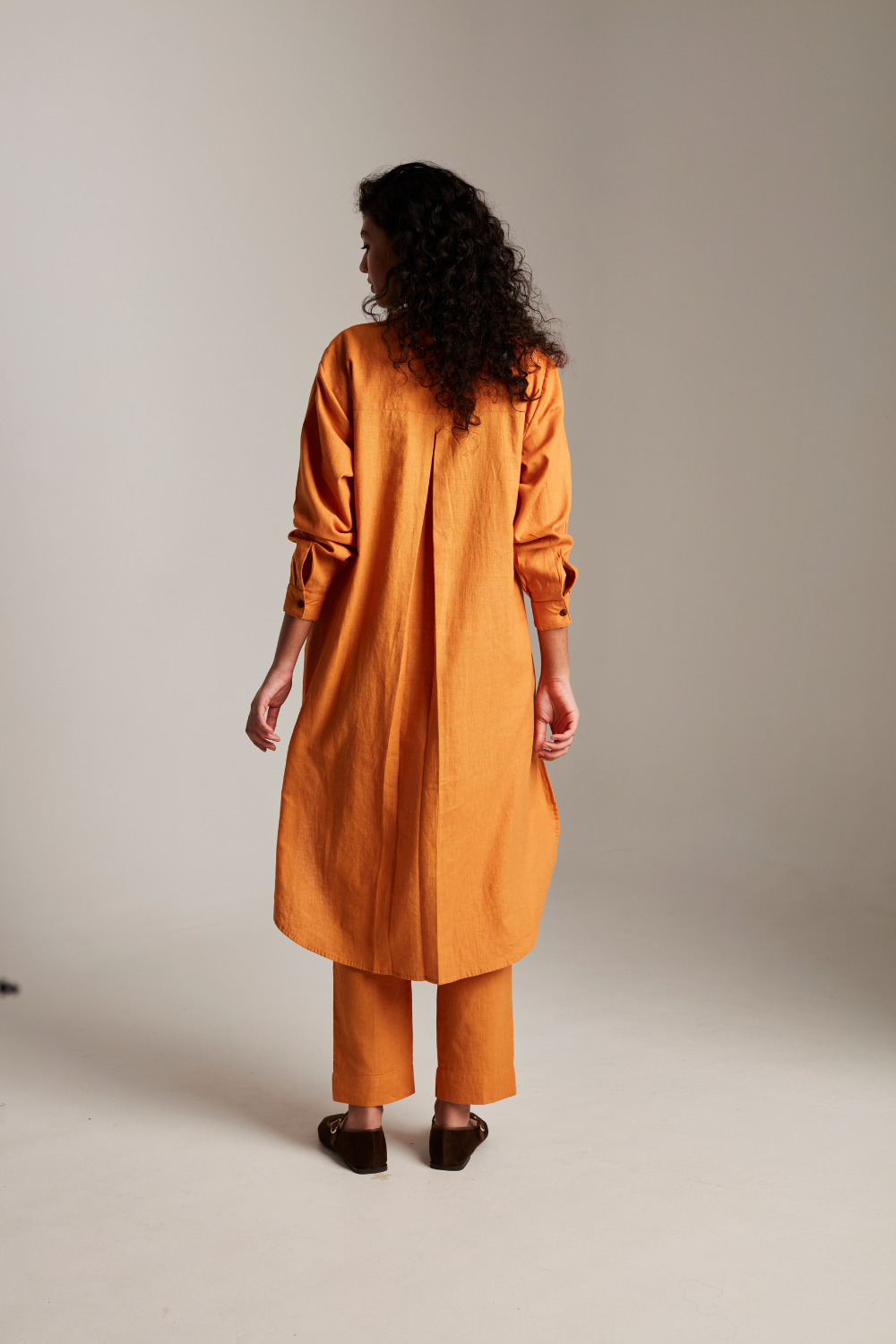 Mango Co-Linen Round Hem Kurta