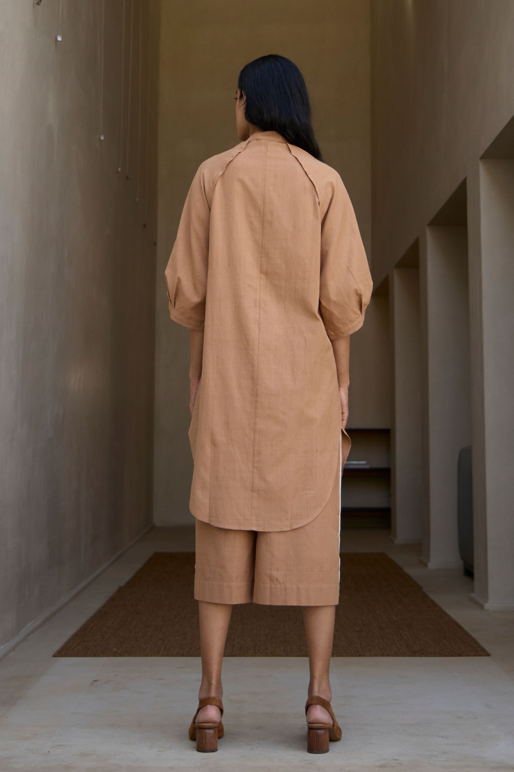 Brabourne Handwoven Brown Co-ord Set