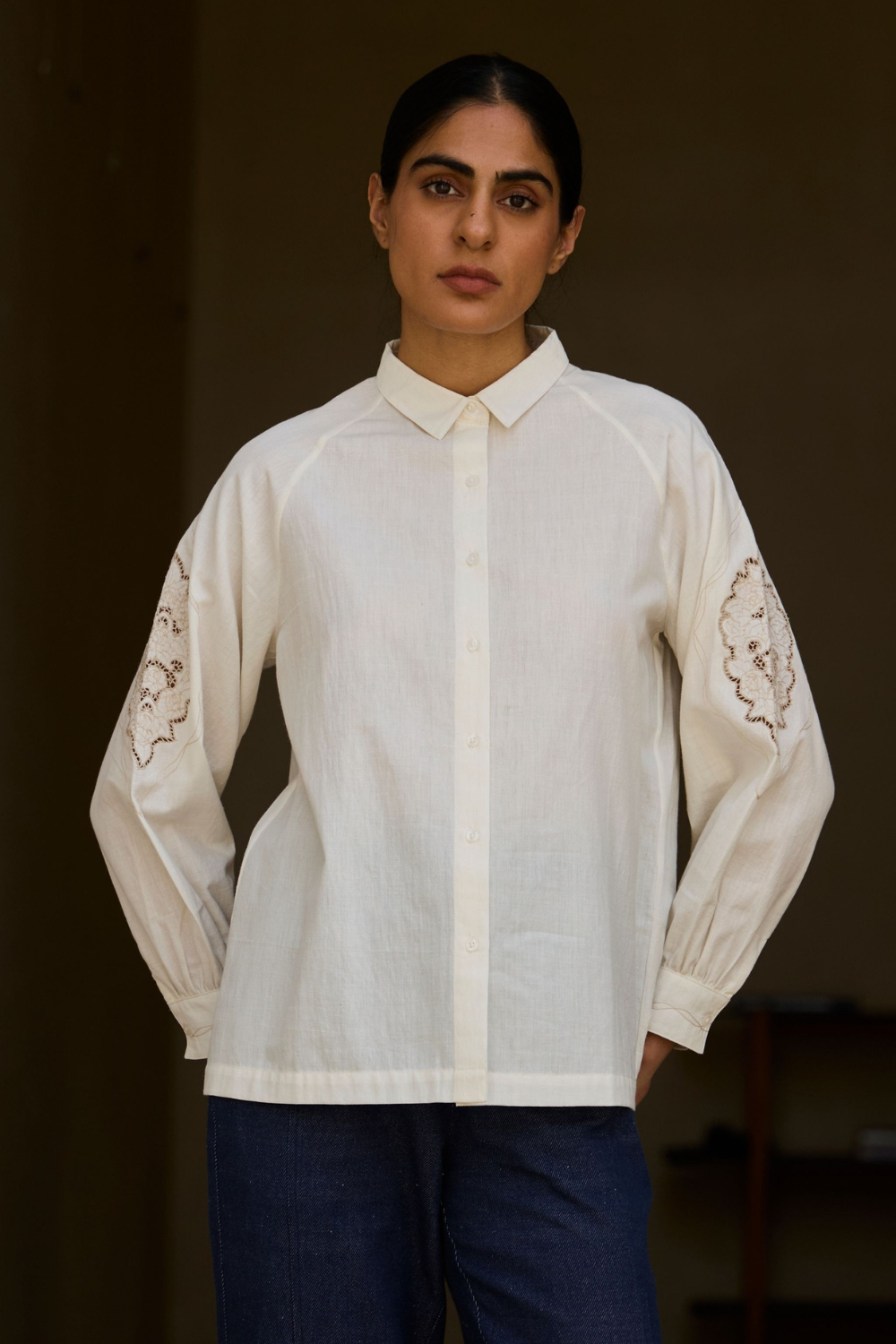 Yeji Handwoven Embroidered Shirt