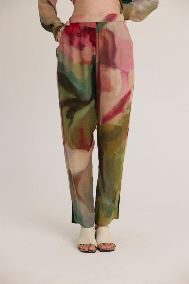 TILLY WRAP KURTA SET mul by Yam in multi color for women Worldwide
