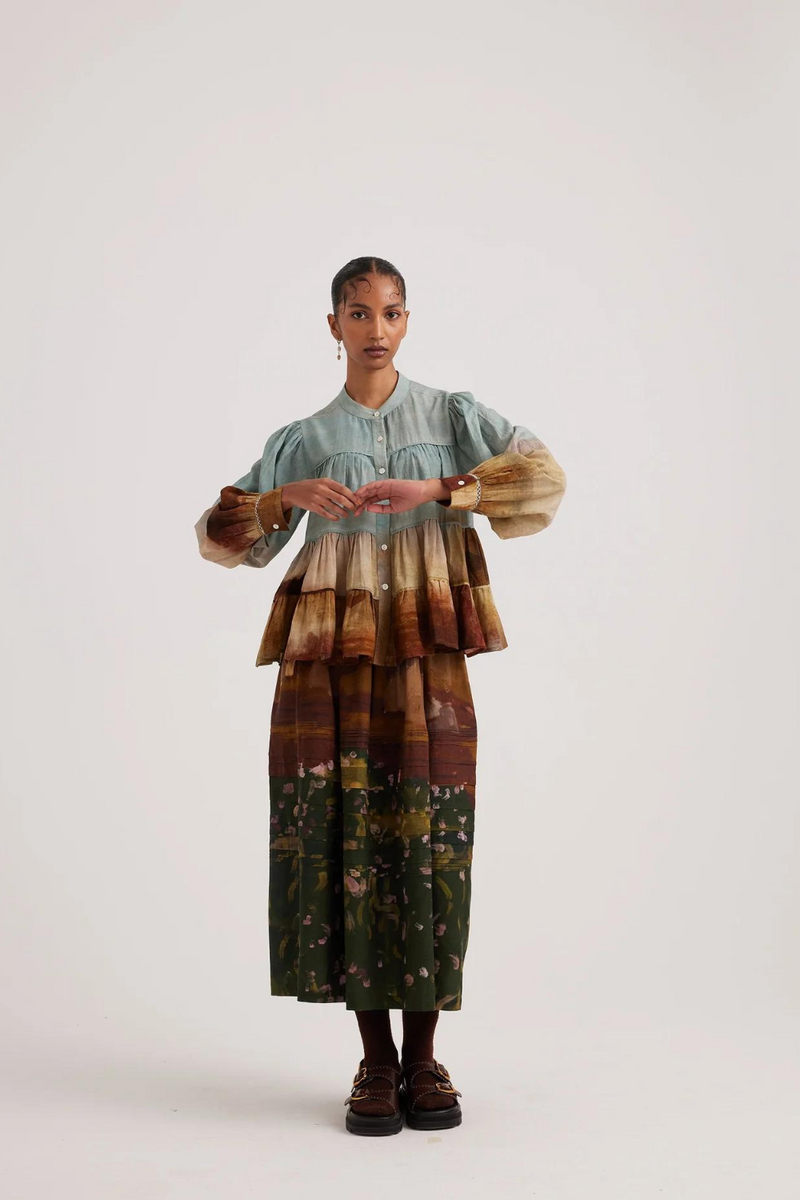 Tier Top-Blotch cotton by CORD for women Worldwide