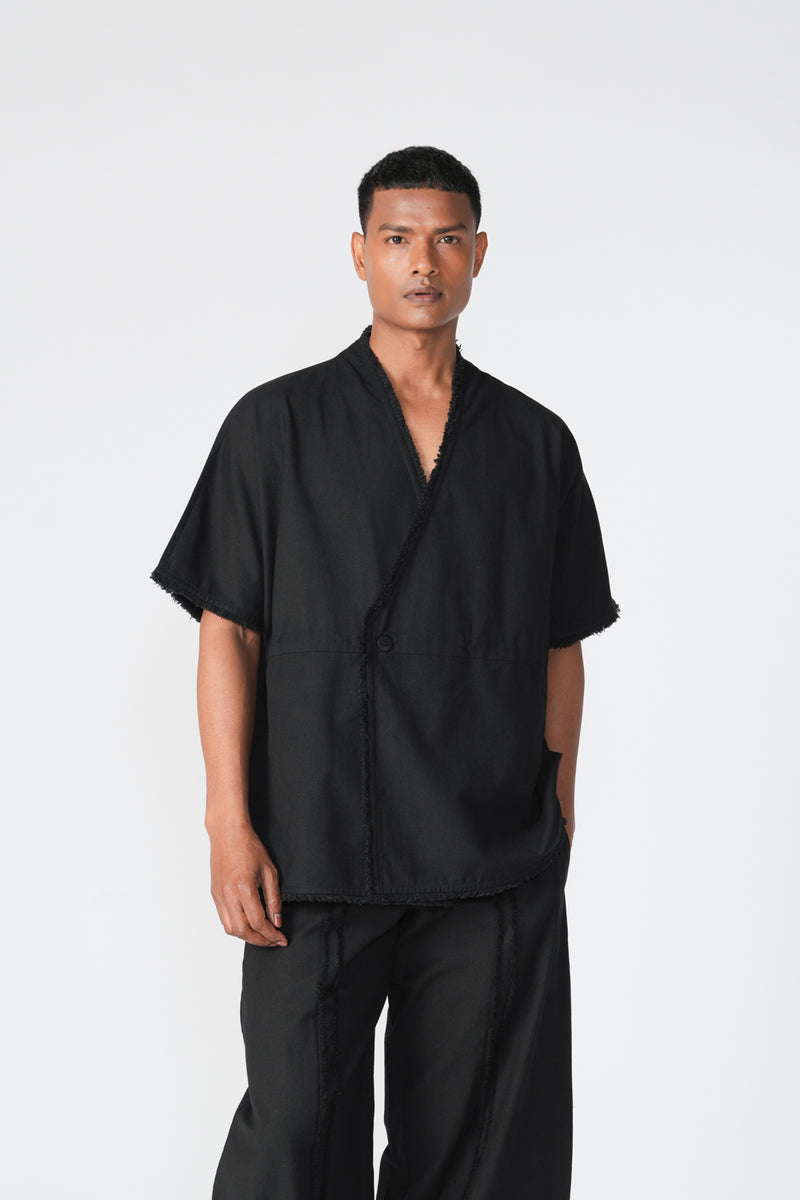 Kumo Set co-ord set by Turn Black in black for women Worldwide