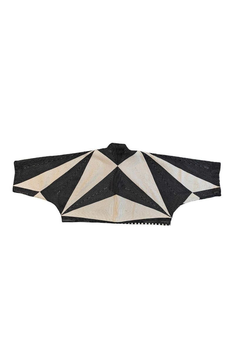 Unisex Tri Crop Moma cotton by Ka-Sha in black color for women Worldwide