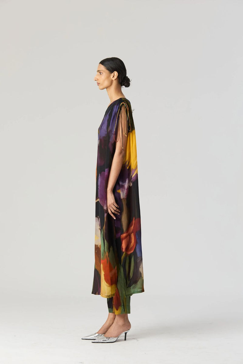 IVY ONE SHOULDER KURTA SET by Yam for women Worldwide